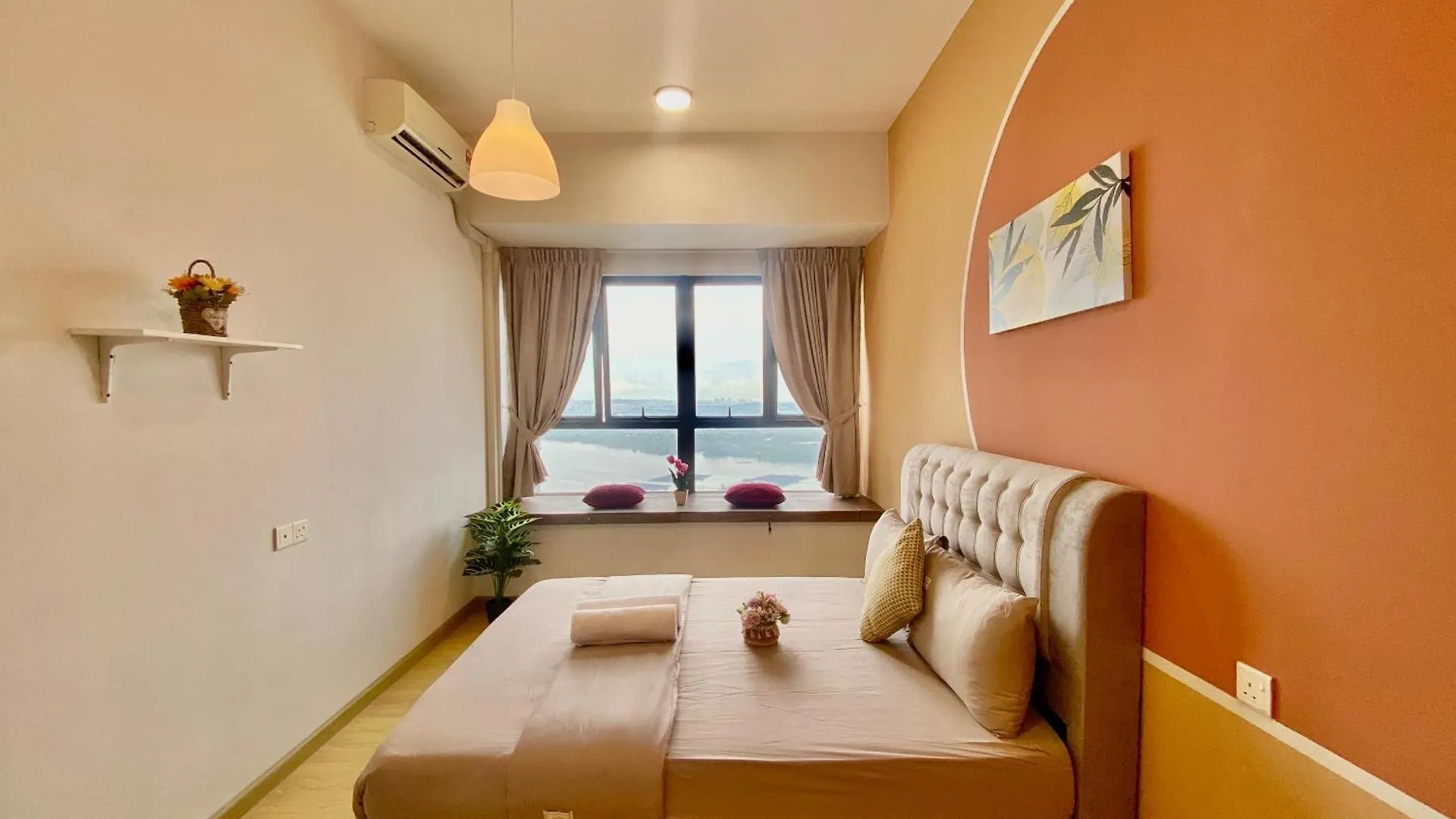 Amberside Danga Bay Sea View 3R3B 10Pax Daire Johor Bahru Malezya